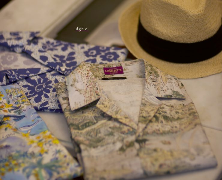 DGRIE ตัดเสื้อเชิ้ต LIBERTY London : Tana Lawn Open Collar Printed Shirts