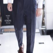 ตัดกางเกง DGRIE PANTS 72 - NAVY STRIPE HIGH TWIST PANTS