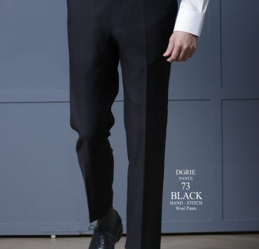 DGRIE PANTS 73 - ตัดกางเกง Super Black Hand Stitch + Side Adjuster