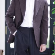 DGRIE ร้านตัดสูท Brown Flannel Sport Jacket