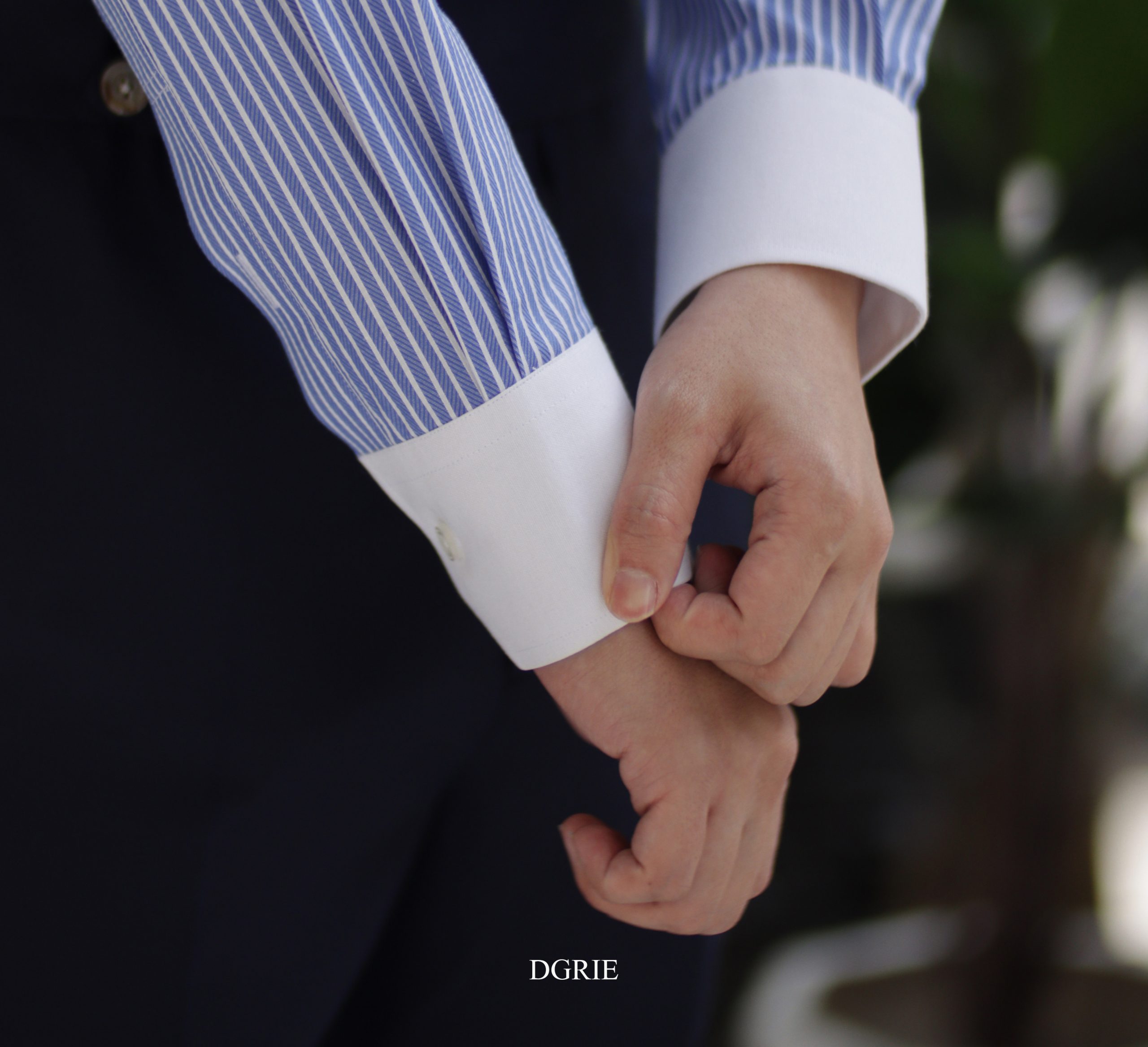 ตัดเสื้อเชิ้ตปกขาว DGRIE Custom White Club Collar Shirts