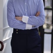 ตัดเสื้อเชิ้ตปกขาว DGRIE Custom White Club Collar Shirts