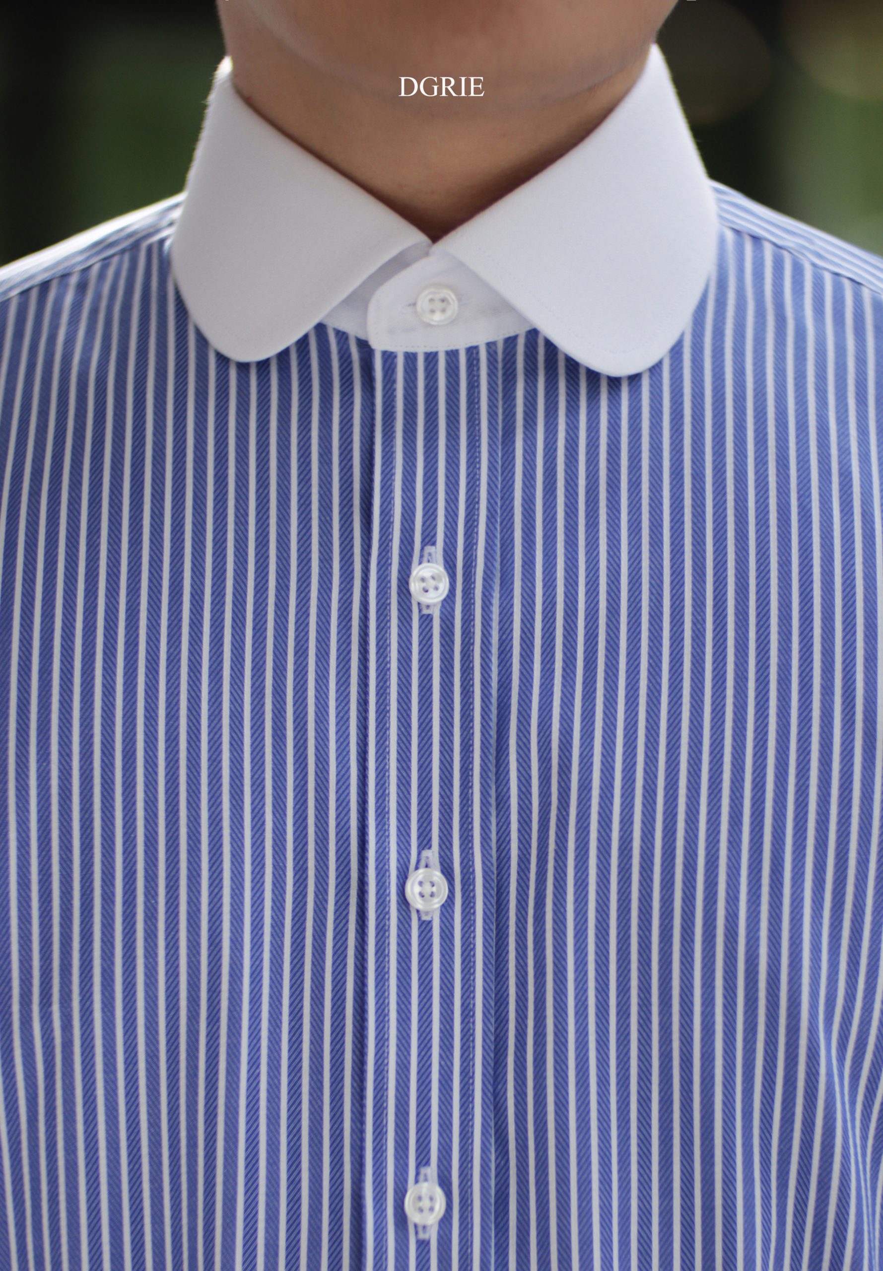 ตัดเสื้อเชิ้ตปกขาว DGRIE Custom White Club Collar Shirts