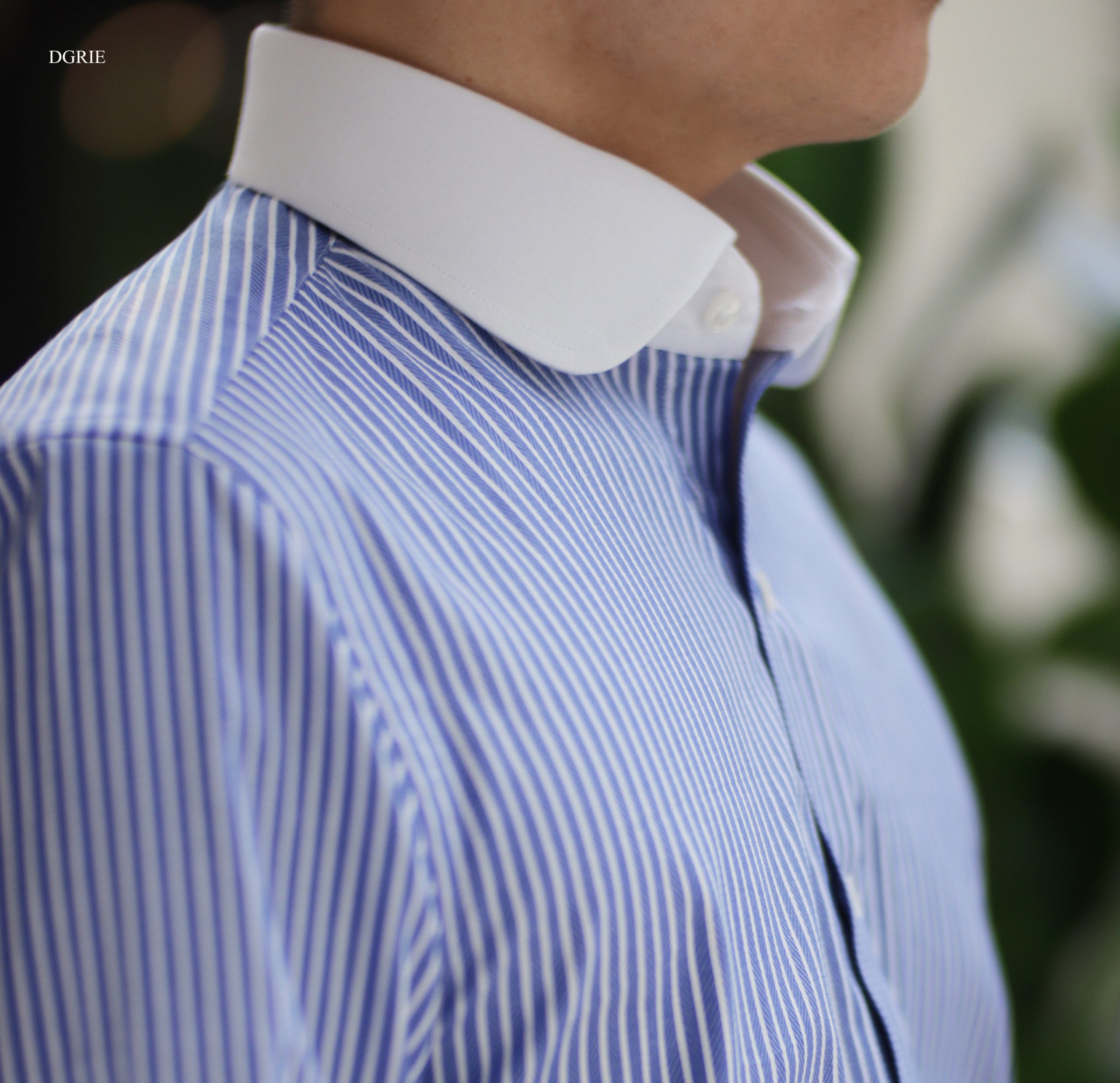 ตัดเสื้อเชิ้ตปกขาว DGRIE Custom White Club Collar Shirts