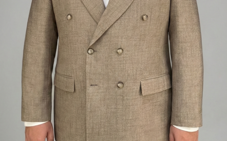 DGRIE ตัดสูท Double Breasted Linen Bamboo Suits