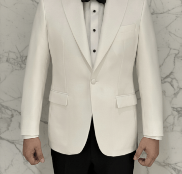 DGRIE Classic White Tuxedo Suits ตัดสูททักซิโด้สีขาว