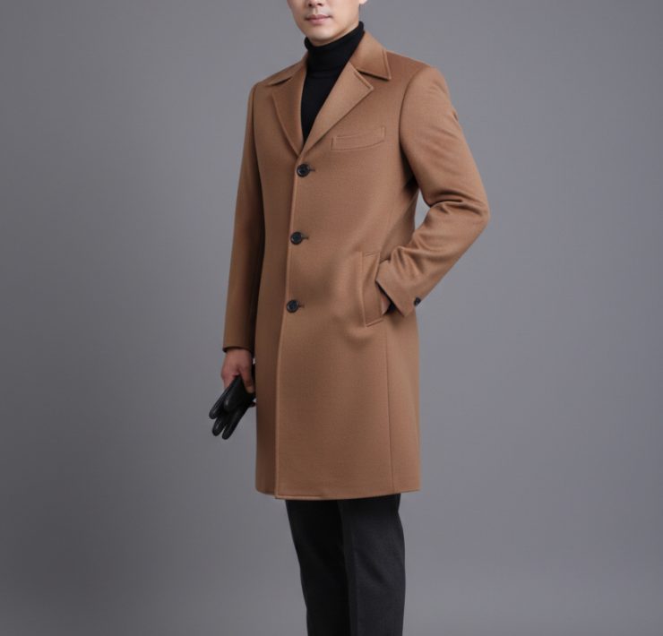 ตัดโค้ท DGRIE Bespoke Camel Overcoat 14 ตัดโค้ท DGRIE Bespoke Camel Overcoat