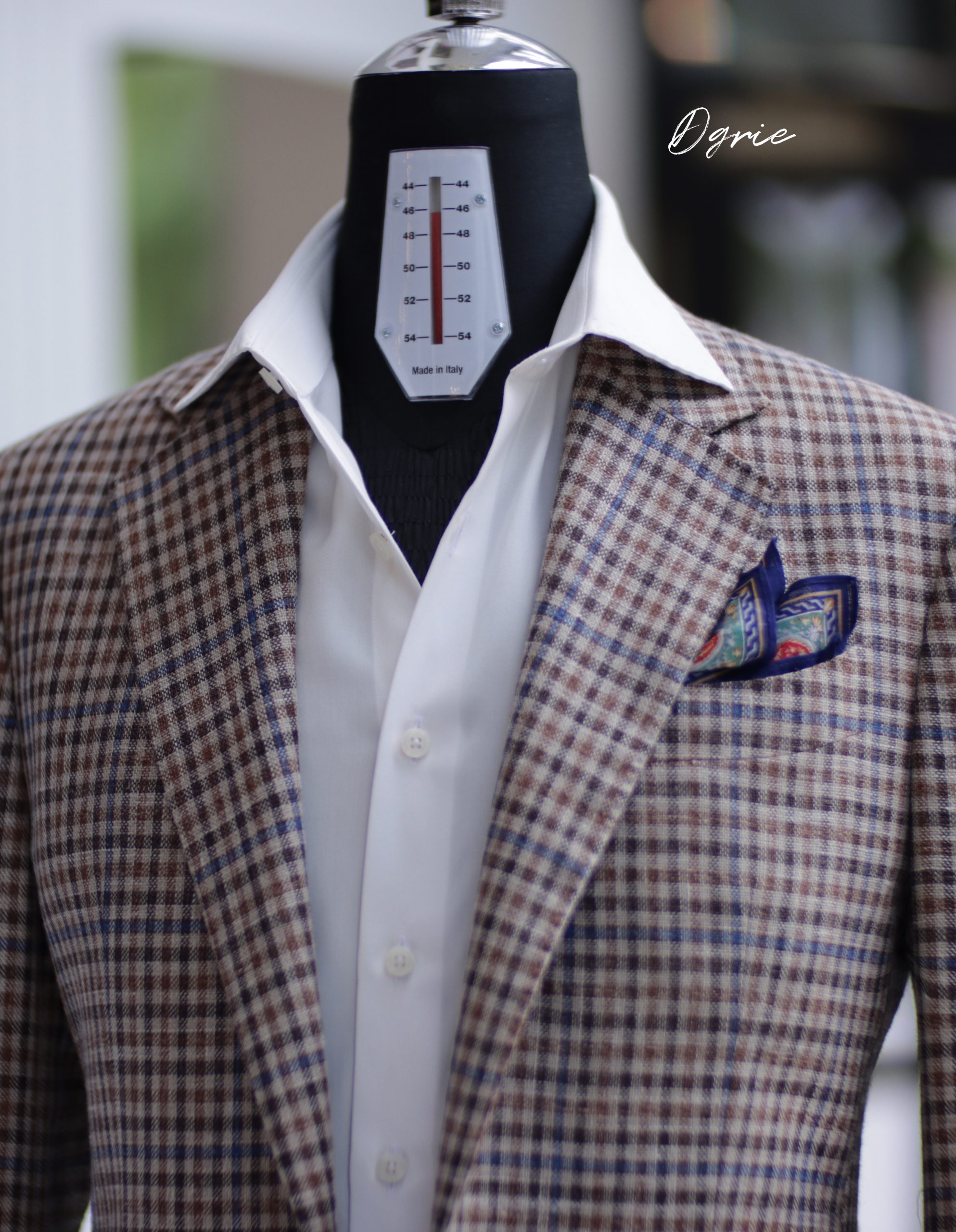 DGRIE Gunclub Jacket Collar over Lapel - Classic Menswear