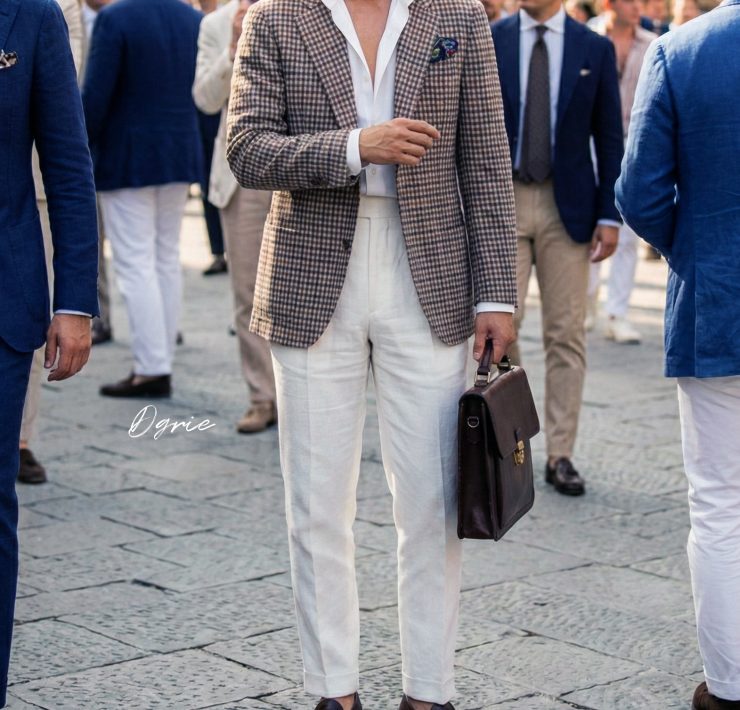 DGRIE Gunclub Jacket Collar over Lapel - Classic Menswear