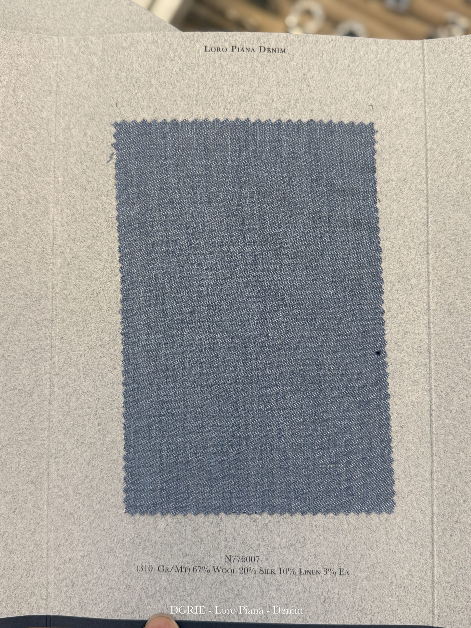 DGRIE - ตัดสูท Loro Piana Denim