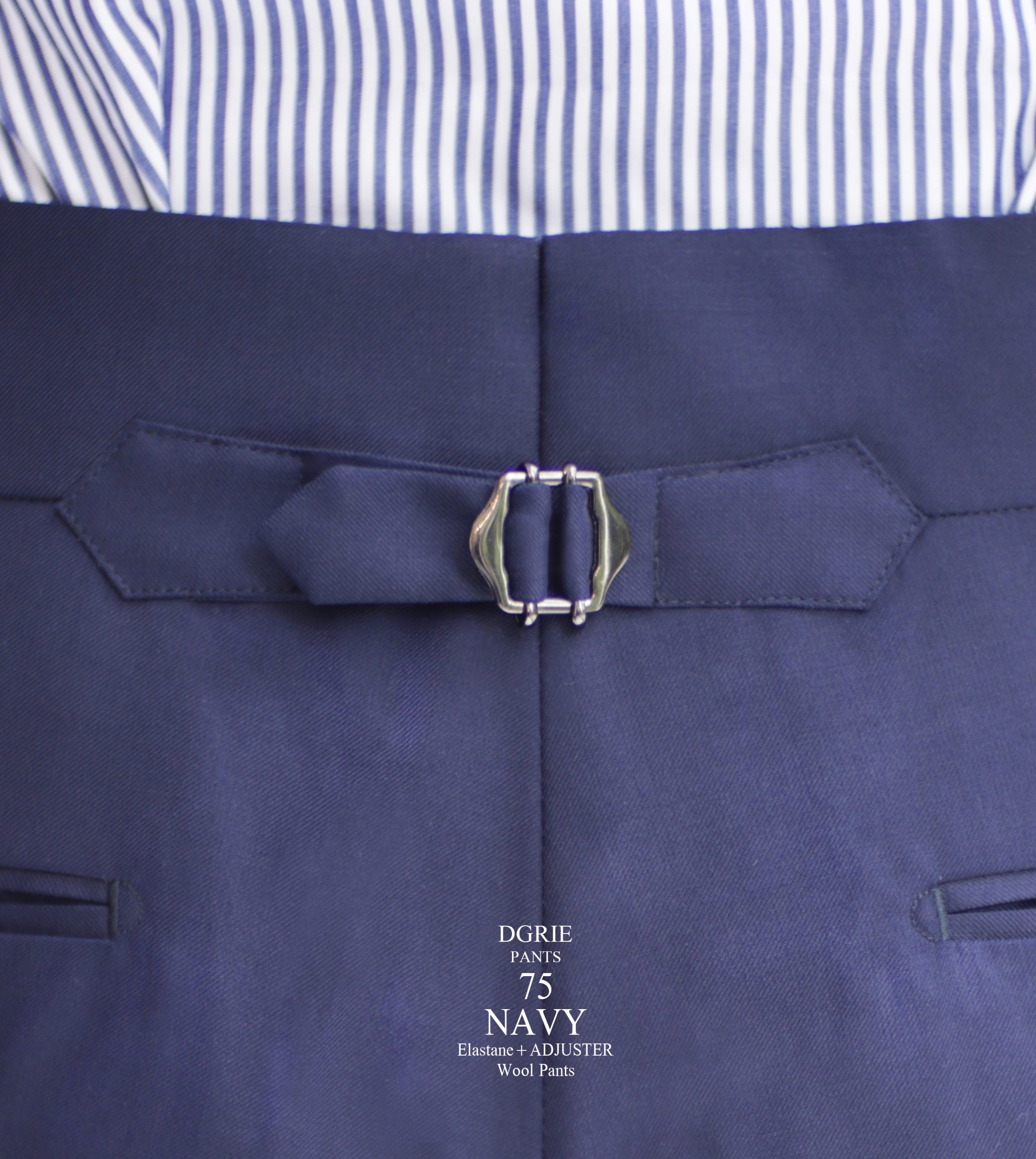 DGRIE PANTS 75 - Navy Multi Adjusters Pants