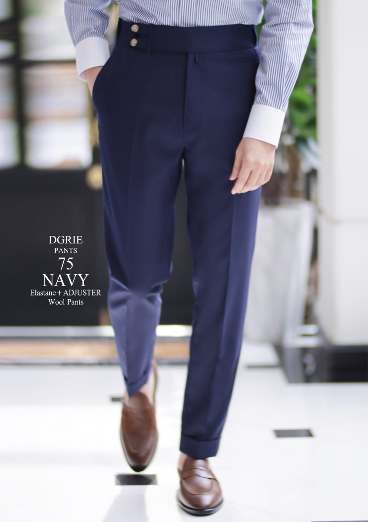 DGRIE PANTS 75 - Navy Multi Adjusters Pants