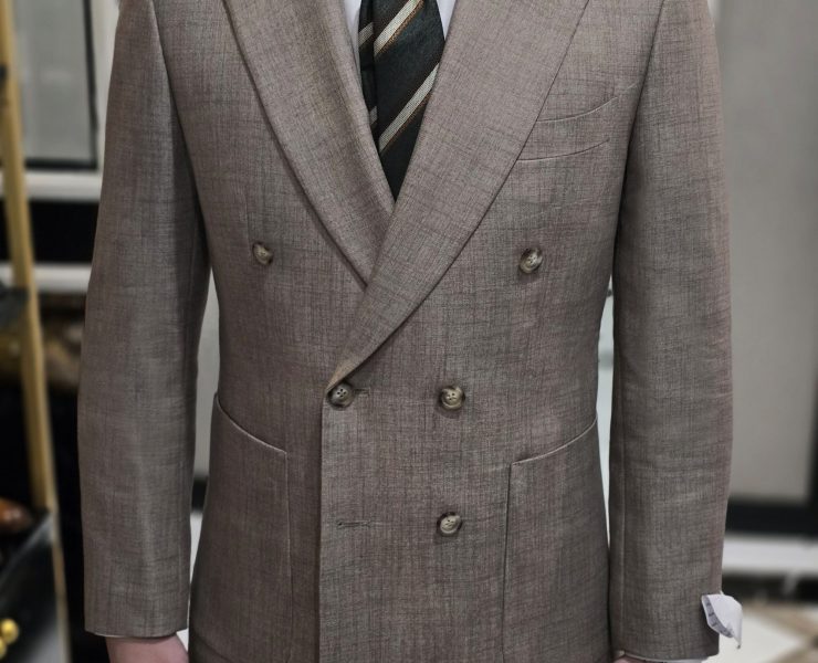 ตัดสูท DGRIE Wool Linen - Double-Breasted Suit