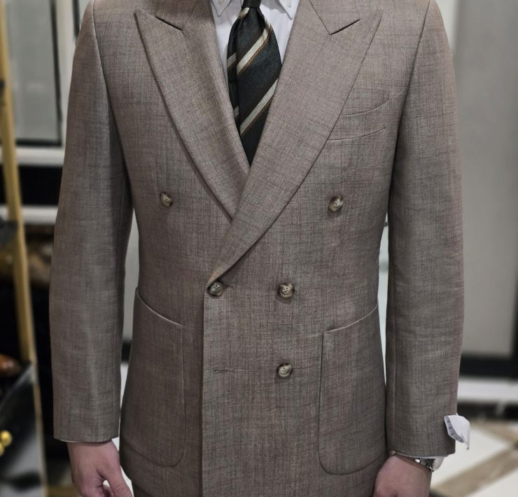 ตัดสูท DGRIE Wool Linen - Double-Breasted Suit 16 ตัดสูท DGRIE Wool Linen - Double-Breasted Suit