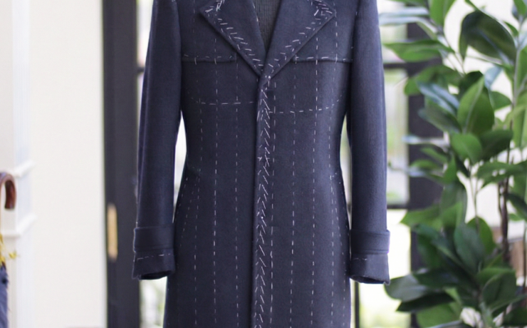 DGRIE - Bespoke Navy Overcoat 56 DGRIE - Bespoke Navy Overcoat