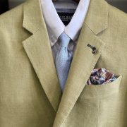 Olive Green Poland Linen Sport Jacket