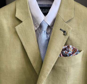 Olive Green Poland Linen Sport Jacket