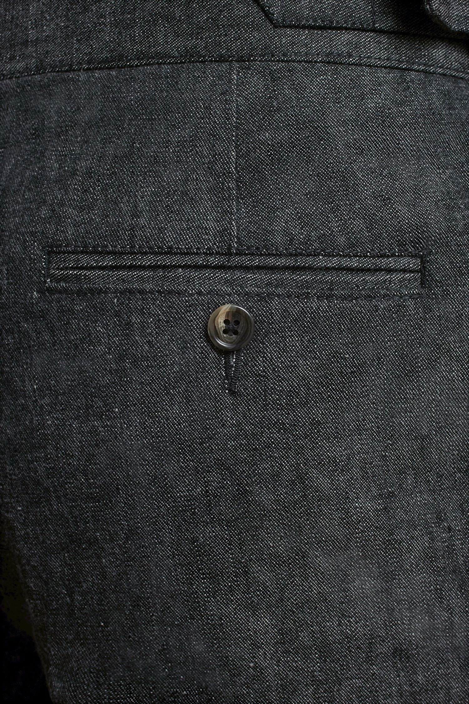 กางเกงยีนส์ Sport Dark Grey Buckle Belt Denim Pants