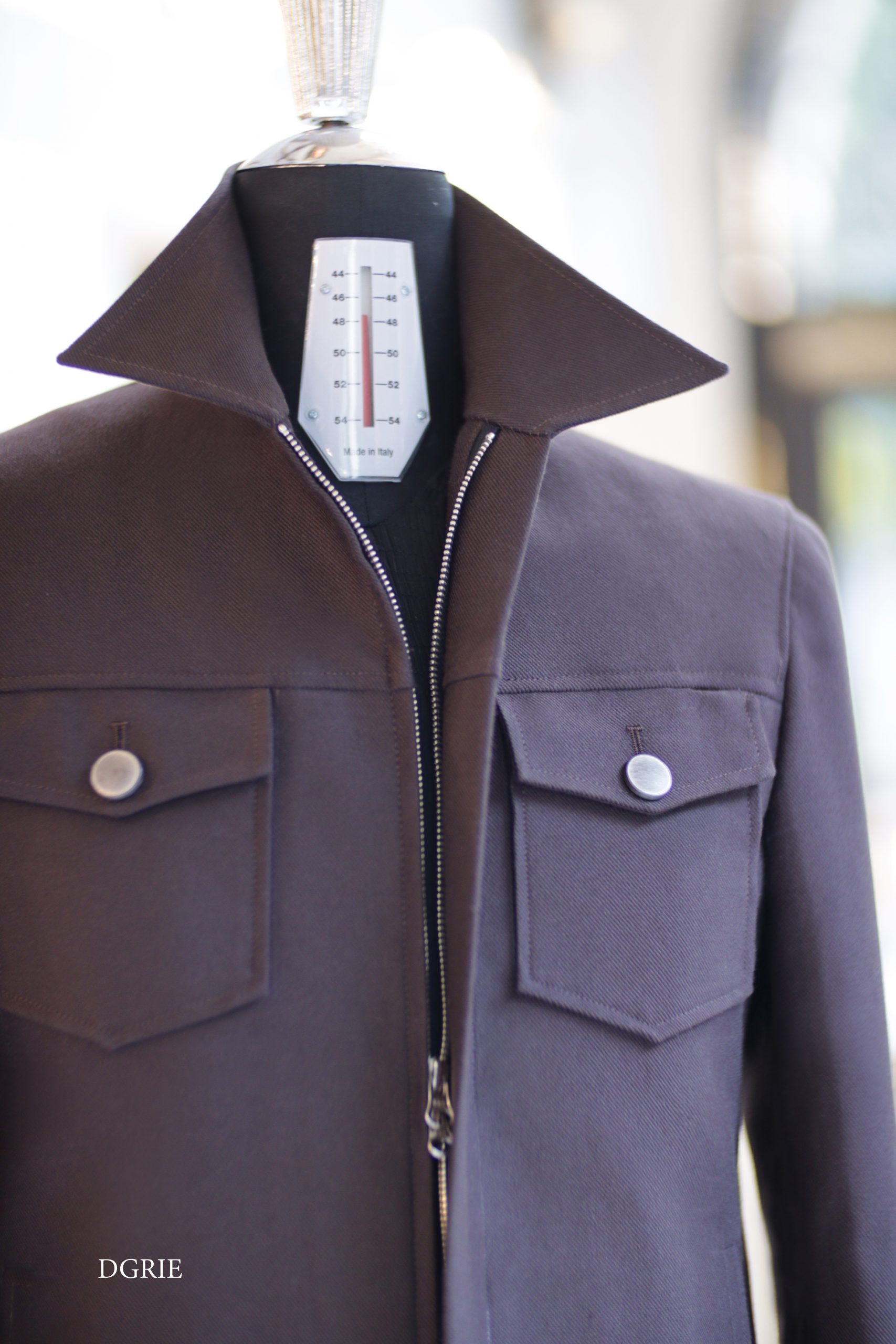ตัดแจ็คเก็ต Carnet Tailored Casual Wool Cotton Jacket