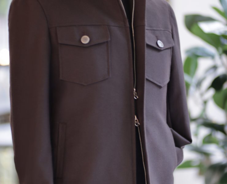 ตัดแจ็คเก็ต Carnet Tailored Casual Wool Cotton Jacket