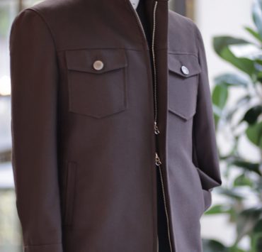 ตัดแจ็คเก็ต Carnet Tailored Casual Wool Cotton Jacket