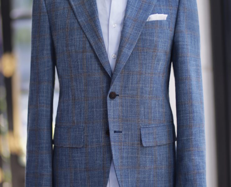 DGRIE BESPOKE - ตัดสูท Window Wool Linen Silk Jacket Suits