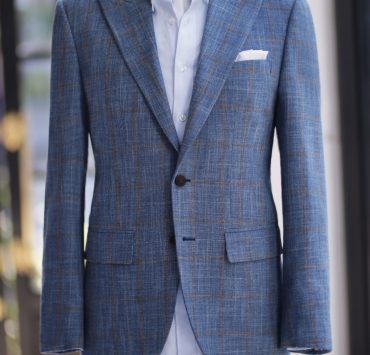 DGRIE BESPOKE - ตัดสูท Window Wool Linen Silk Jacket Suits