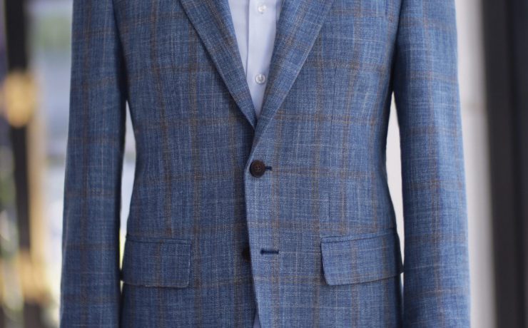 DGRIE BESPOKE - ตัดสูท Window Wool Linen Silk Jacket Suits