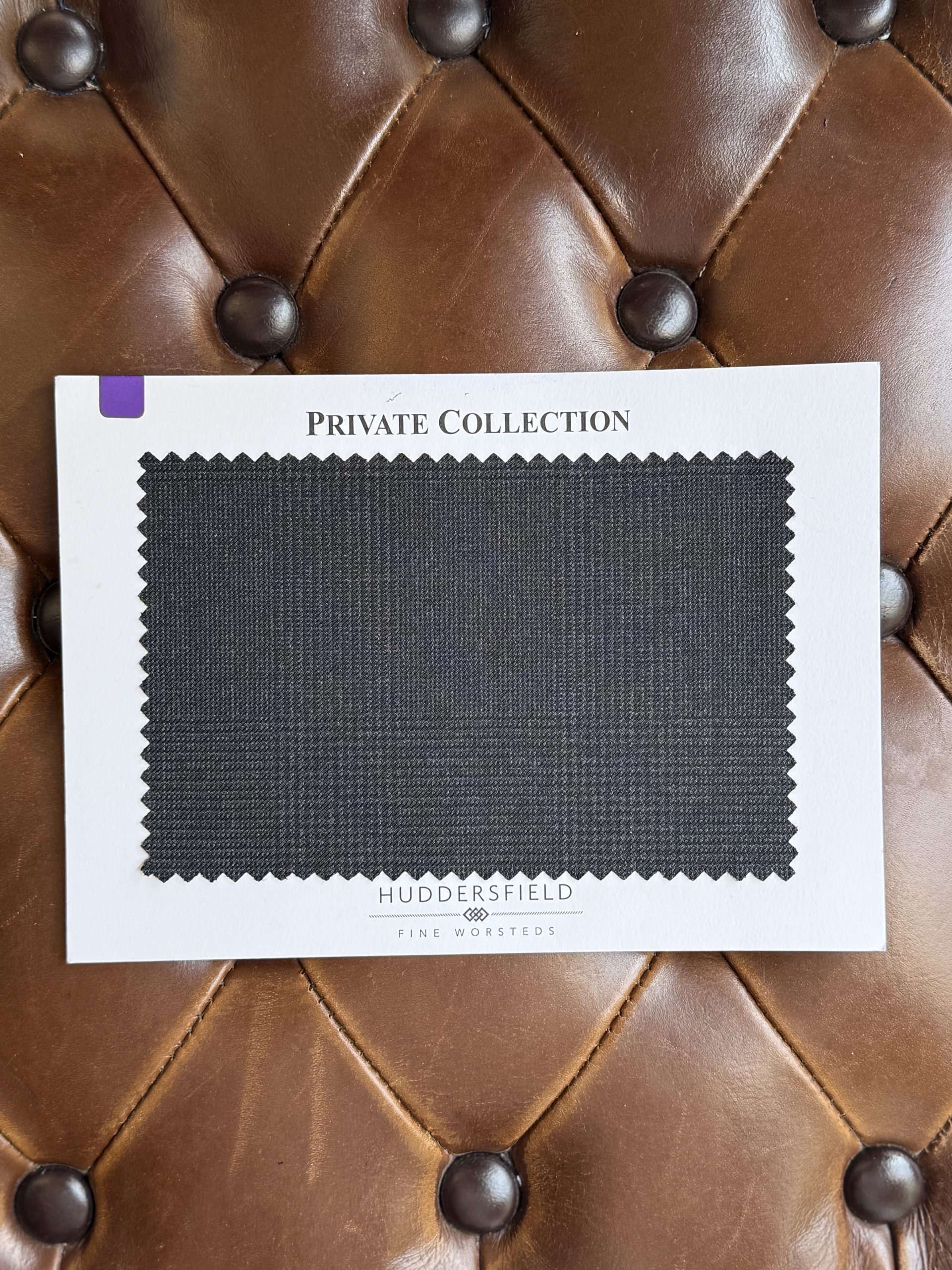 ผ้าตัดสูท DGRIE Selection - Subtle Purple Check & Prince of Wales