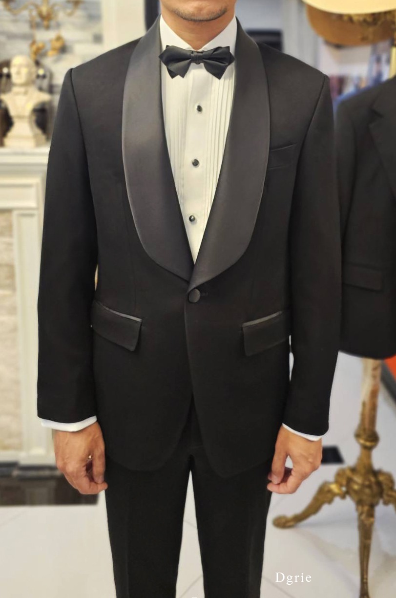 DGRIE The Signature Shawl Black Tie Classic Tuxedo Suits