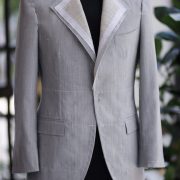 ตัดสูท Fitting Full Canvas Italy Grey Suits