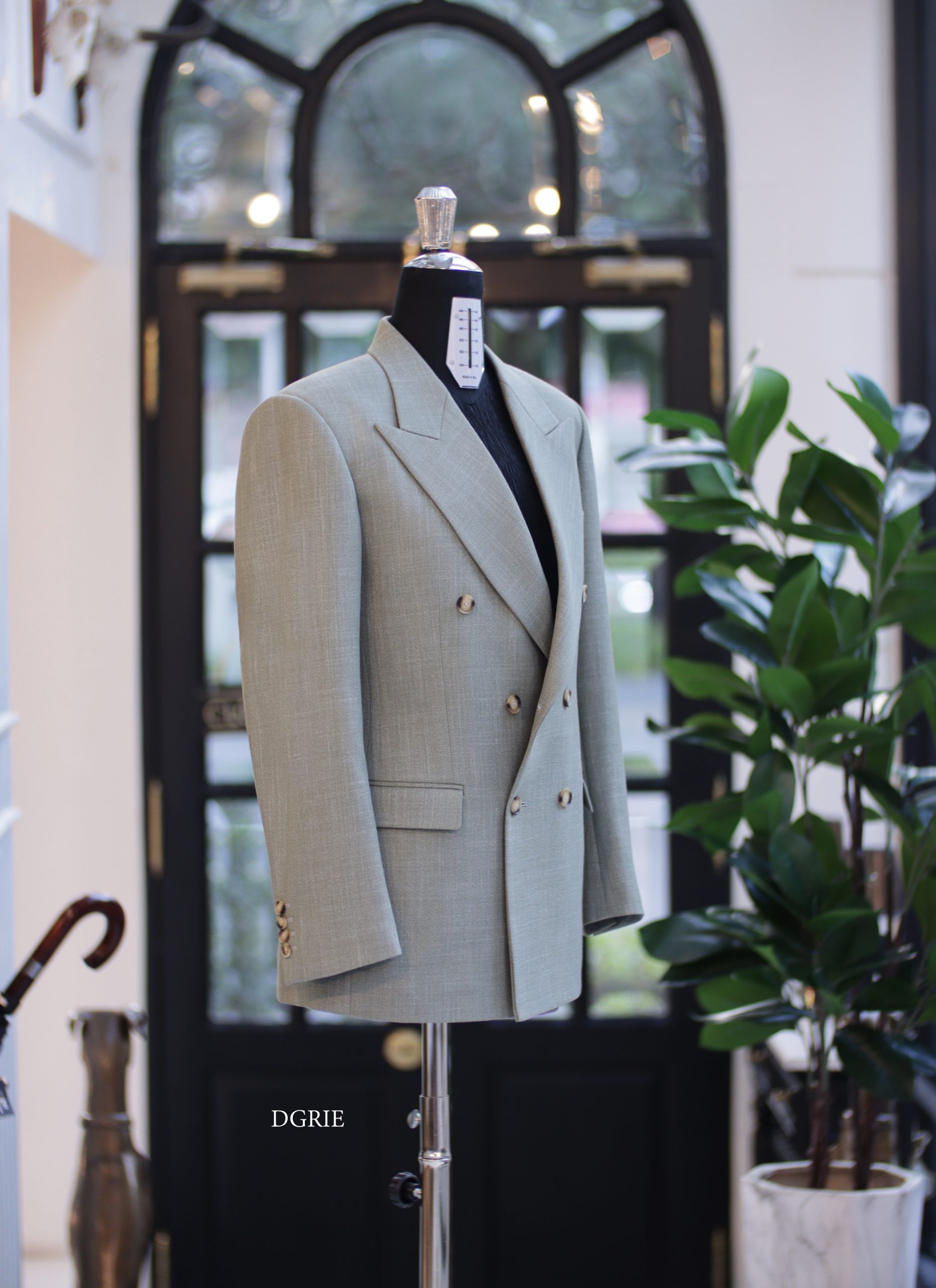 ตัดสูท Sage Green Double Breasted Suits