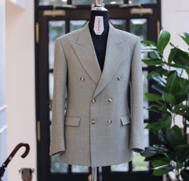 ตัดสูท Sage Green Double Breasted Suits