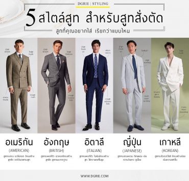 5 Suit Styles for Bespoke Tailoring