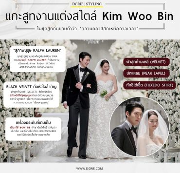 Breaking Down Kim Woo Bin's Wedding Suit Style