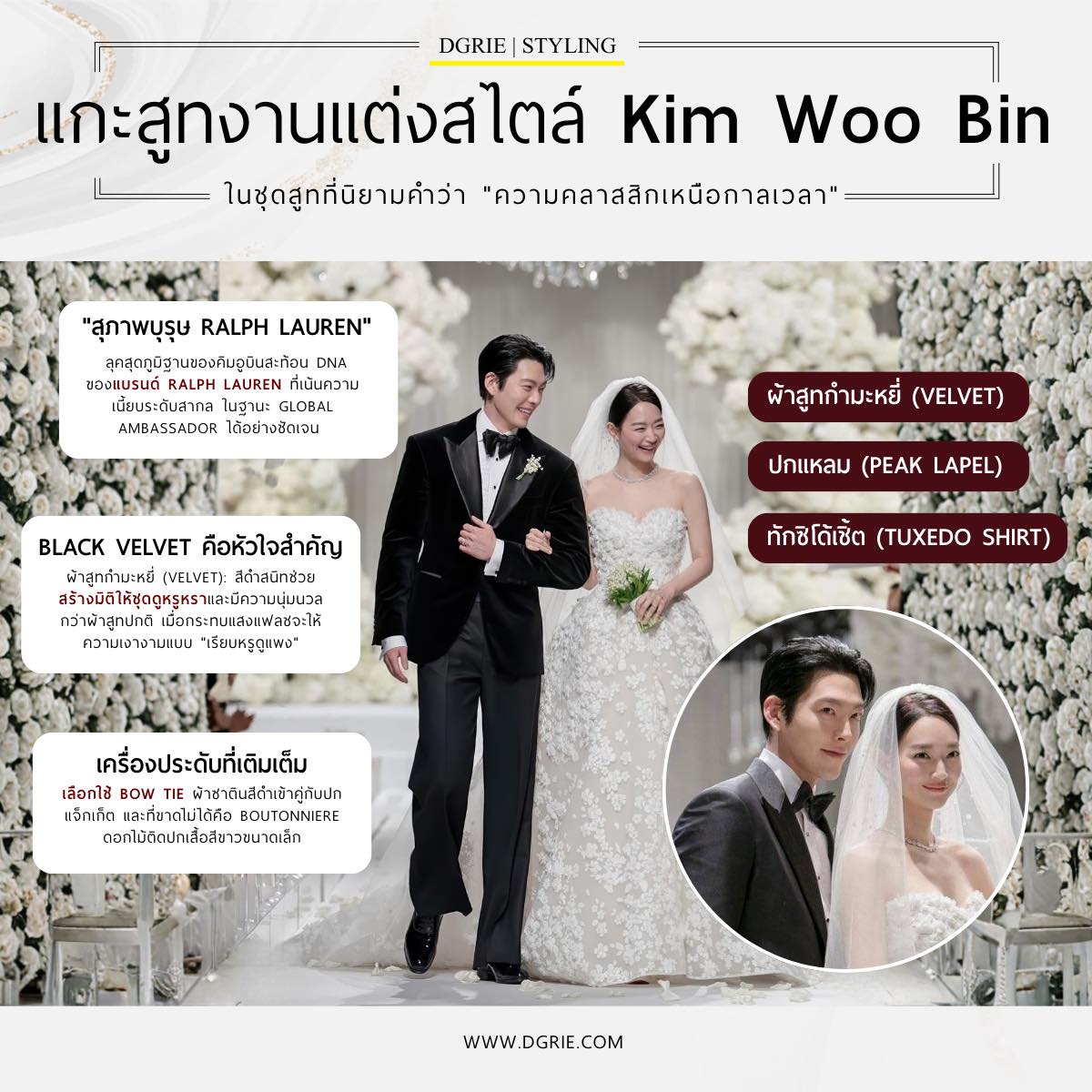 Breaking Down Kim Woo Bin's Wedding Suit Style