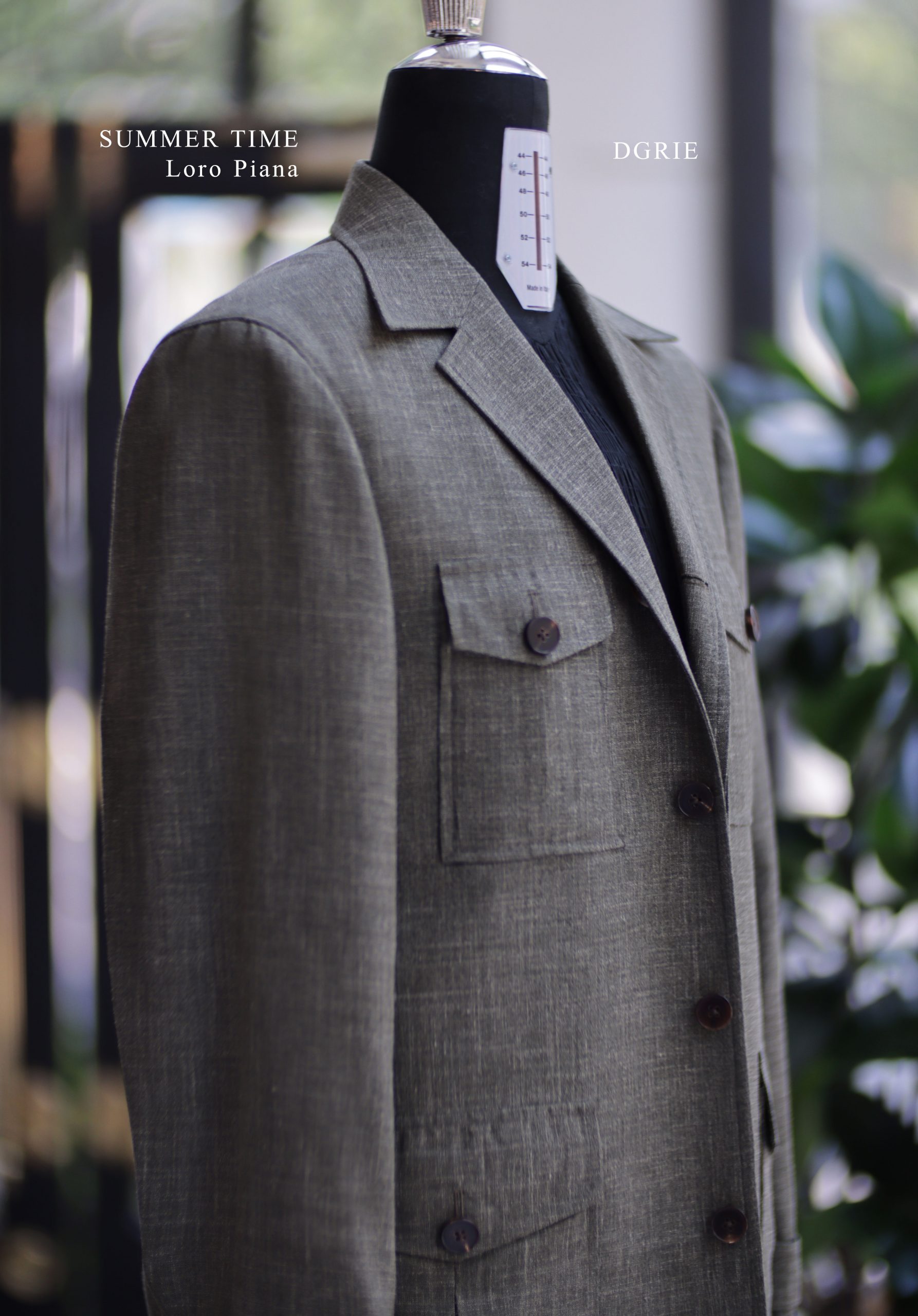 ซาฟารีแจ็คเก็ต DGRIE SUMMER TIME LORO PIANA SAFARI JACKET