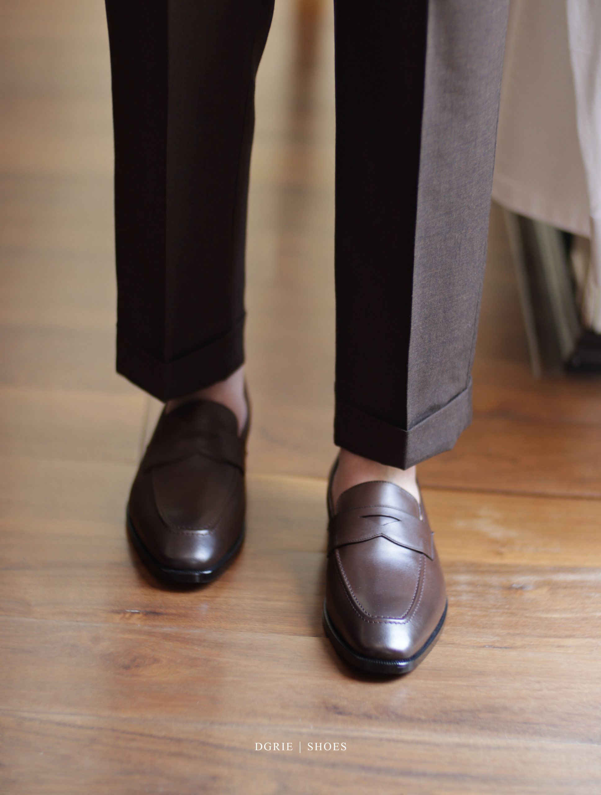 DGRIE – The Ultimate Classic | Premium Penny Loafer Dark Brown Shoes