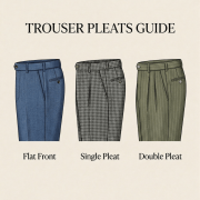 Flat Front vs. Pleated Trousers เลือกกางเกง "แบบมีจีบ" หรือ "ไม่มีจีบ" ให้เหมาะกับสไตล์คุณ?