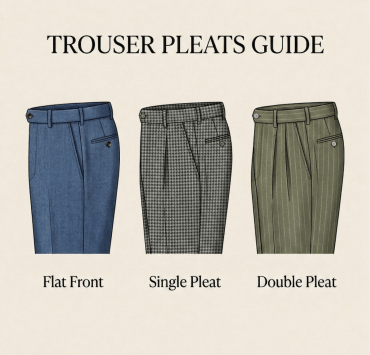 Flat Front vs. Pleated Trousers เลือกกางเกง "แบบมีจีบ" หรือ "ไม่มีจีบ" ให้เหมาะกับสไตล์คุณ?