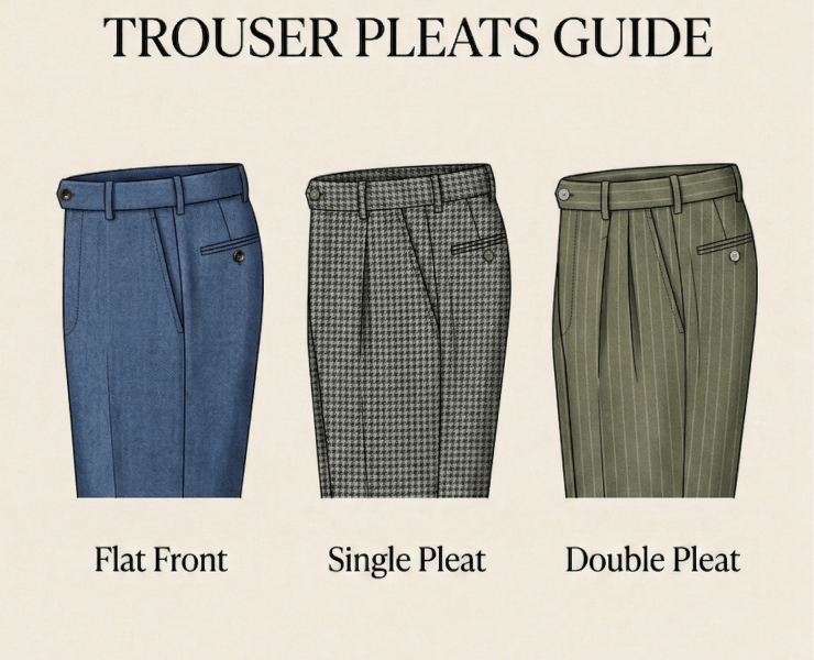 Flat Front vs. Pleated Trousers เลือกกางเกง "แบบมีจีบ" หรือ "ไม่มีจีบ" ให้เหมาะกับสไตล์คุณ?