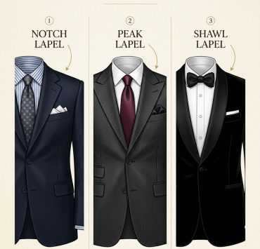 DGRIE - Get to Know the Suit Lapel - 3 Classic Styles
