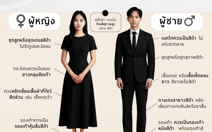 How should one dress respectfully and solemnly during mourning?