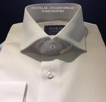d3 collar english spread edge dgrie