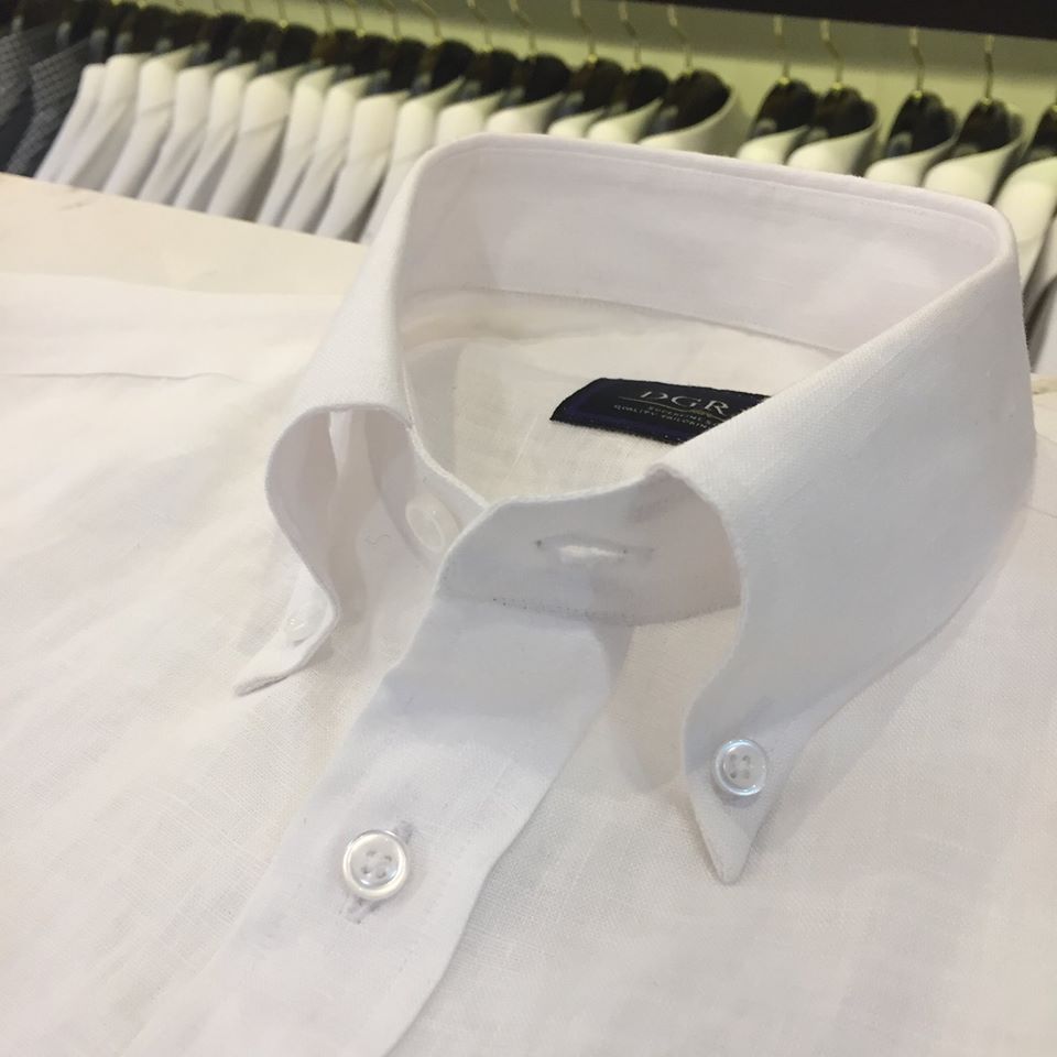 dgrie custom linen classic button down dgrie