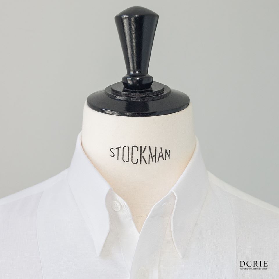 dgrie white linen hidden button shirt dgrie 3
