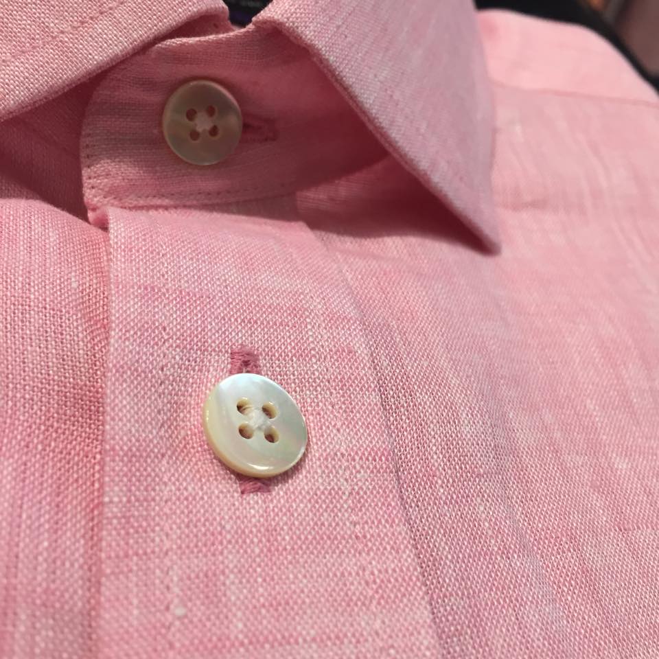 pink sahara linen 100 shirts from thomas mason dgrie