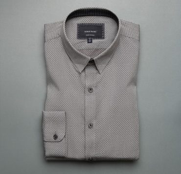 dgrie diamonds print gray cotton slim collar shirt dgrie 1