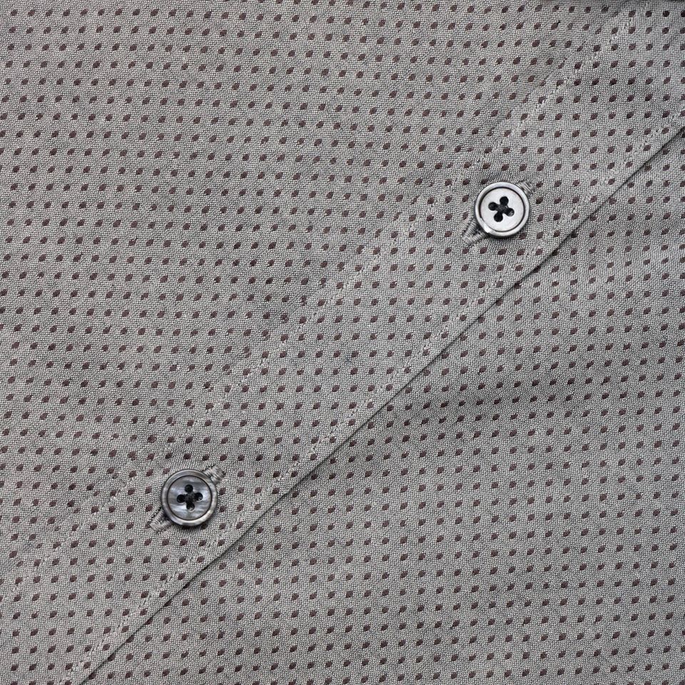 dgrie diamonds print gray cotton slim collar shirt dgrie 3