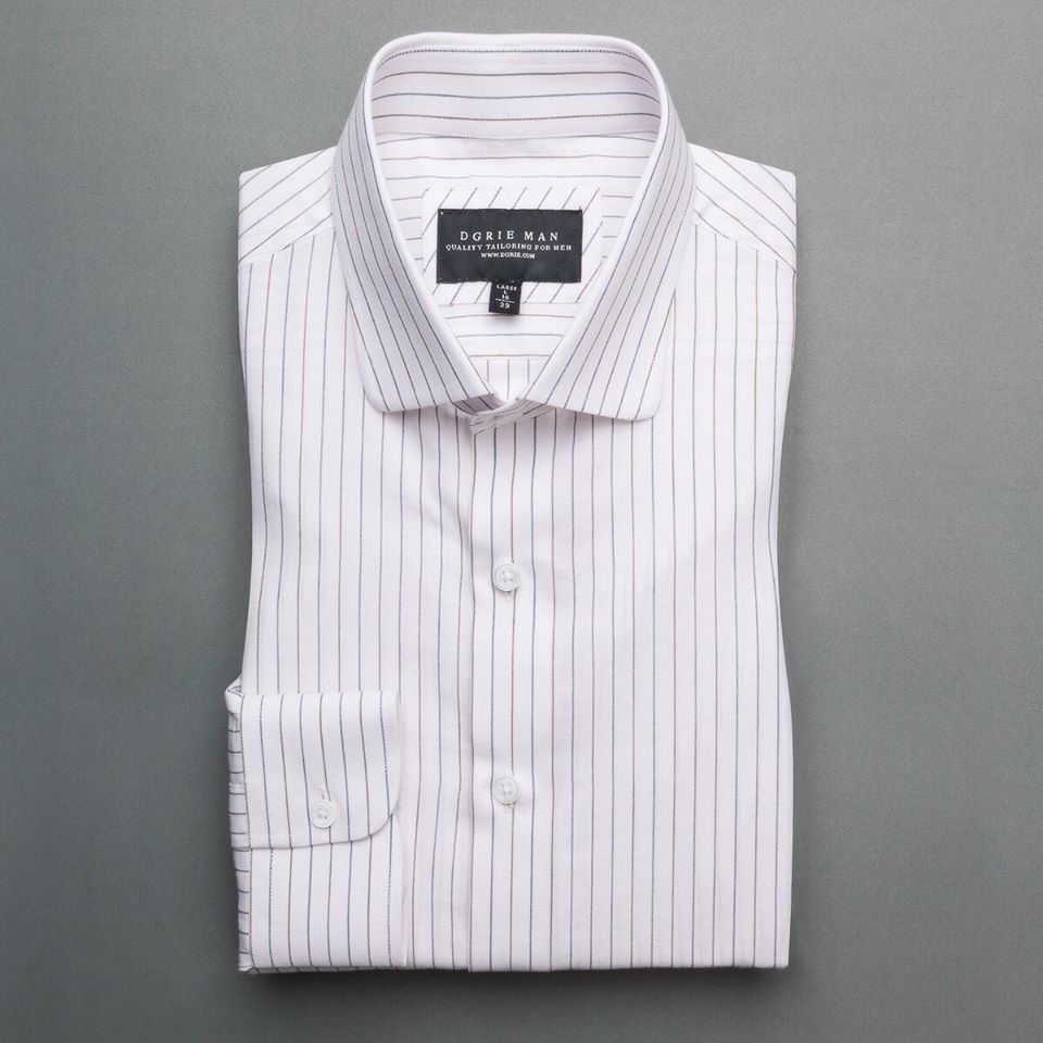dgrie man white two tone stripe shirt dgrie 2 dgrie man white two tone stripe shirt dgrie 2